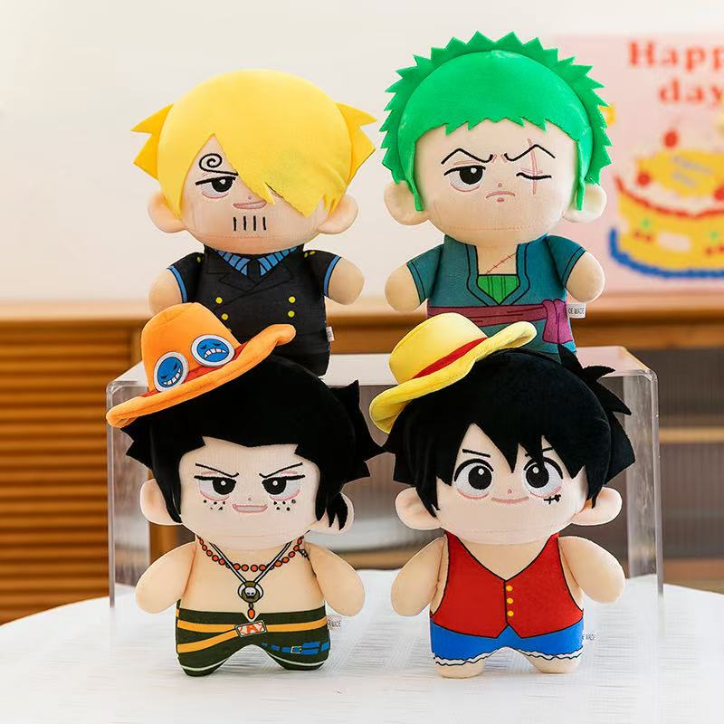 Kids Toys Doll - Anime 23cm Pluszowe zabawki Luffy Zoro