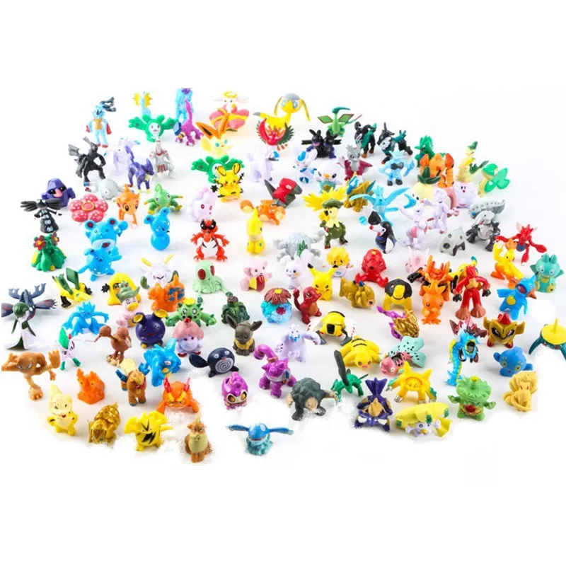 Kids Toys Doll - Figurka Pokemon Anime Pikachu 2-3CM, uroczy