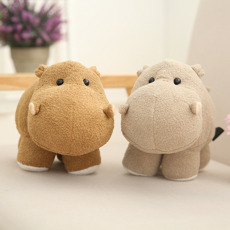 Kids Toys Elephant - Huggable symulacja słoń pluszowy hipopotam miękkie