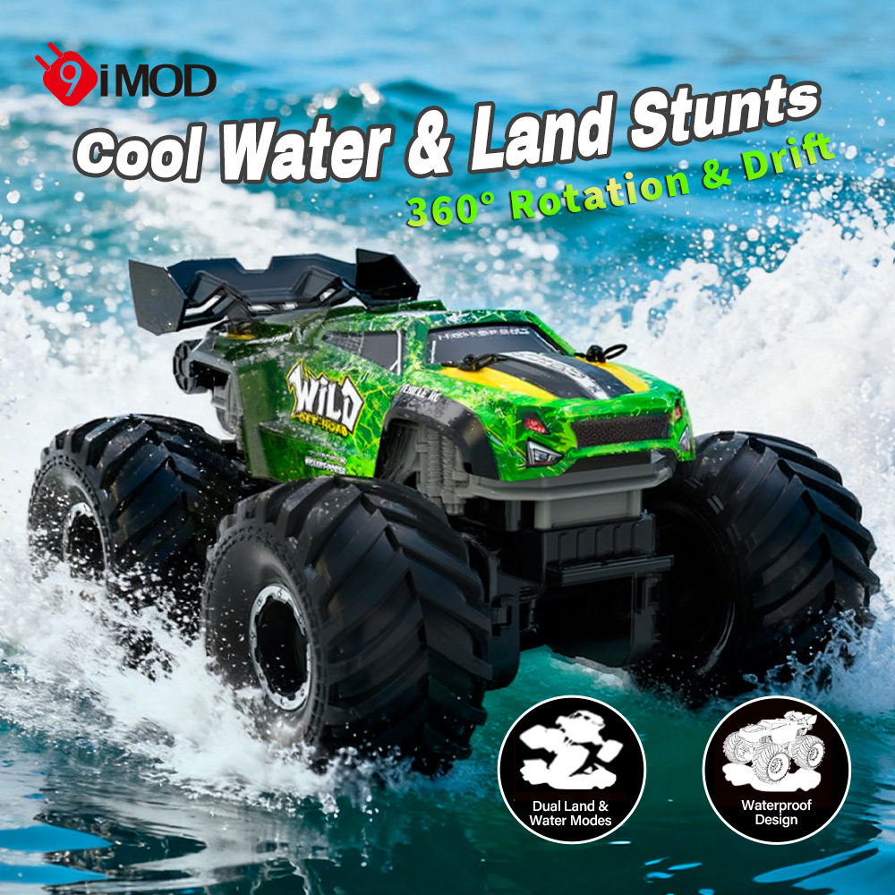 Kids Toys Long Island - 9IMOD RC Amfibia Monster Truck 4WD