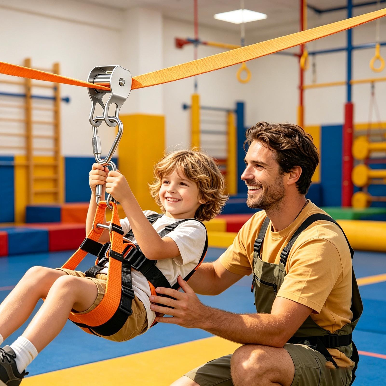 Kids Zip Toys - Zamek wspinaczkowy dla dzieci, zabawki do