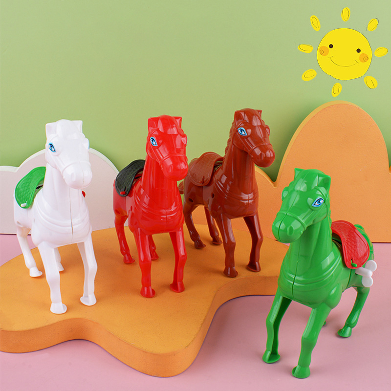 Kids Toys Horse - 1 szt. Nowatorskie ciekawe nakręcane zabawki