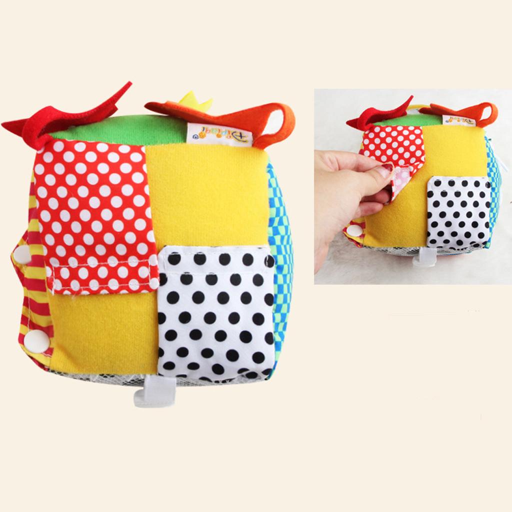 Kids Zip Toys - Zabawna książeczka-kostka do nauki zapinania na