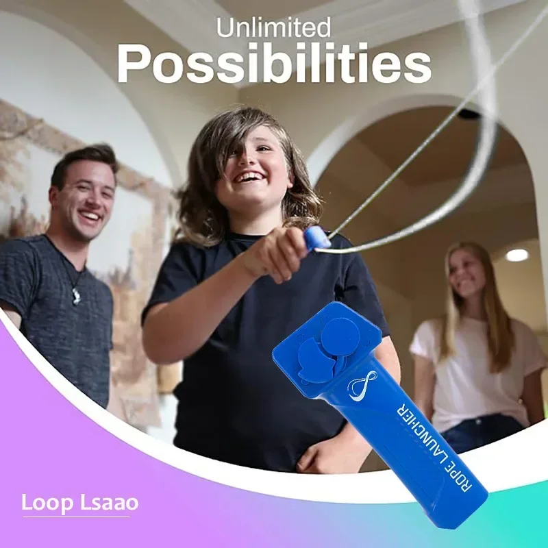 Kids Zip Toys - Zabawka do rzucania liny, lina do
