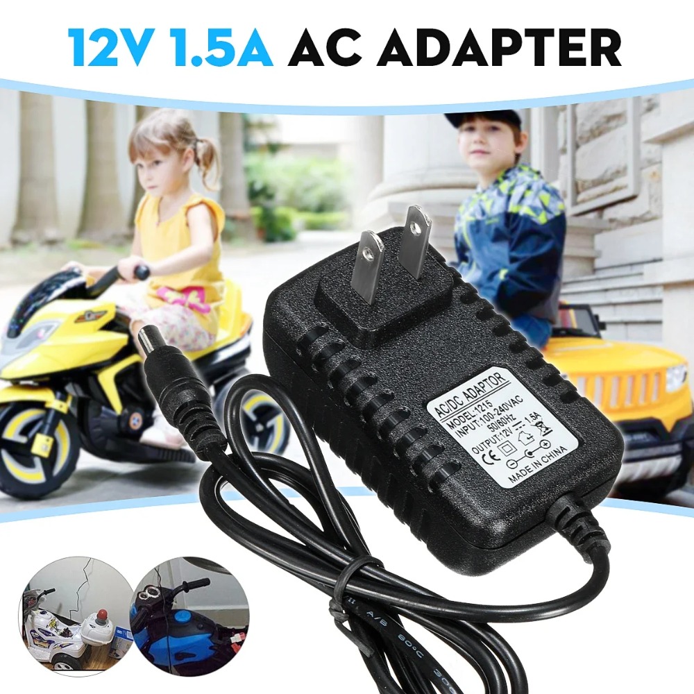 Ładowarka AC 100-240V na DC 12 – Kids Toys Quad recenzja i cena