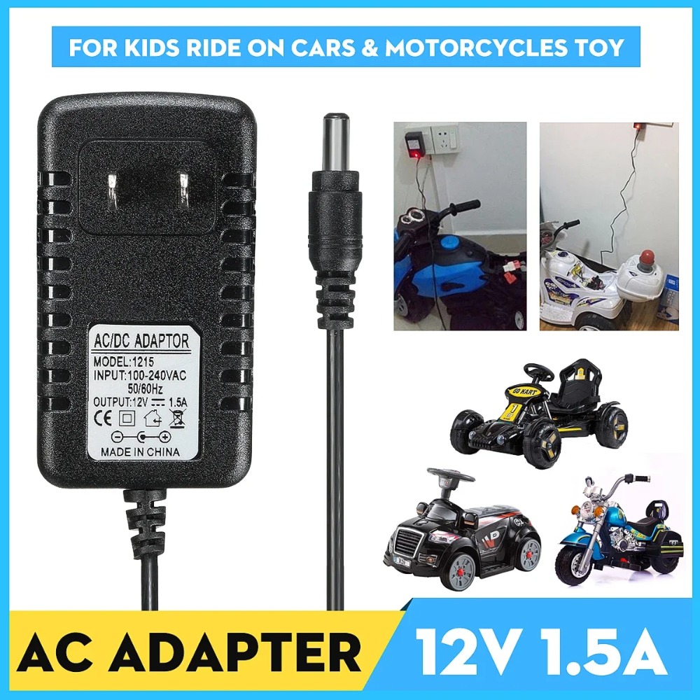 Ładowarka AC 100-240V na DC 12 – Kids Toys Quad recenzja i cena