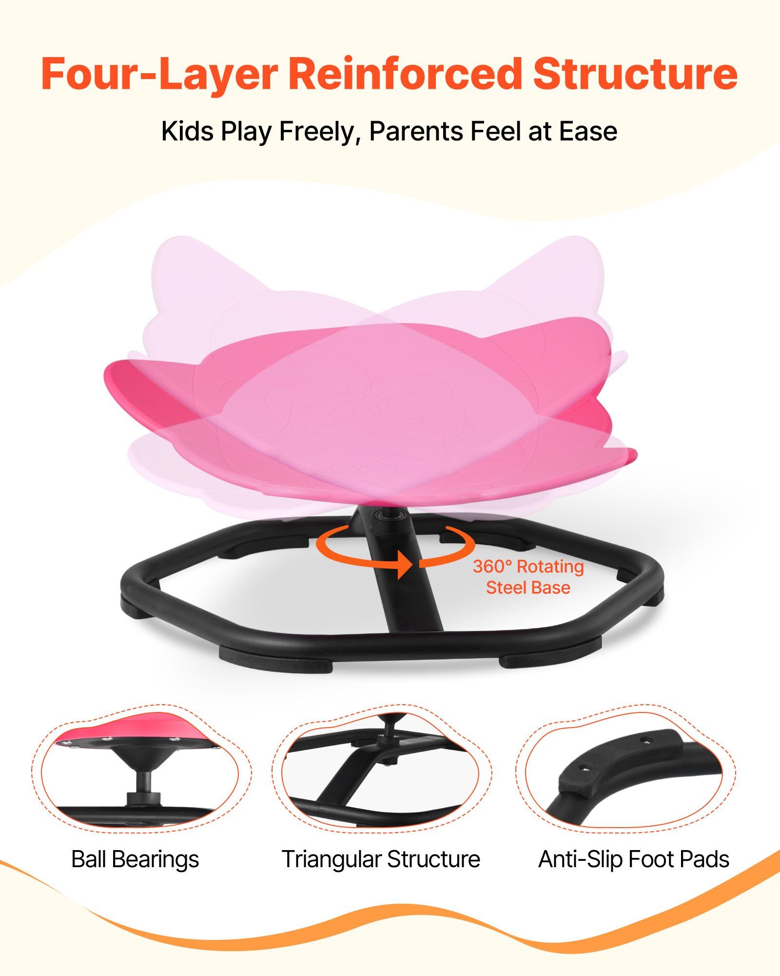 Krzesło obrotowe dla dzieci, u – Kids Toys Elephant recenzja i cena