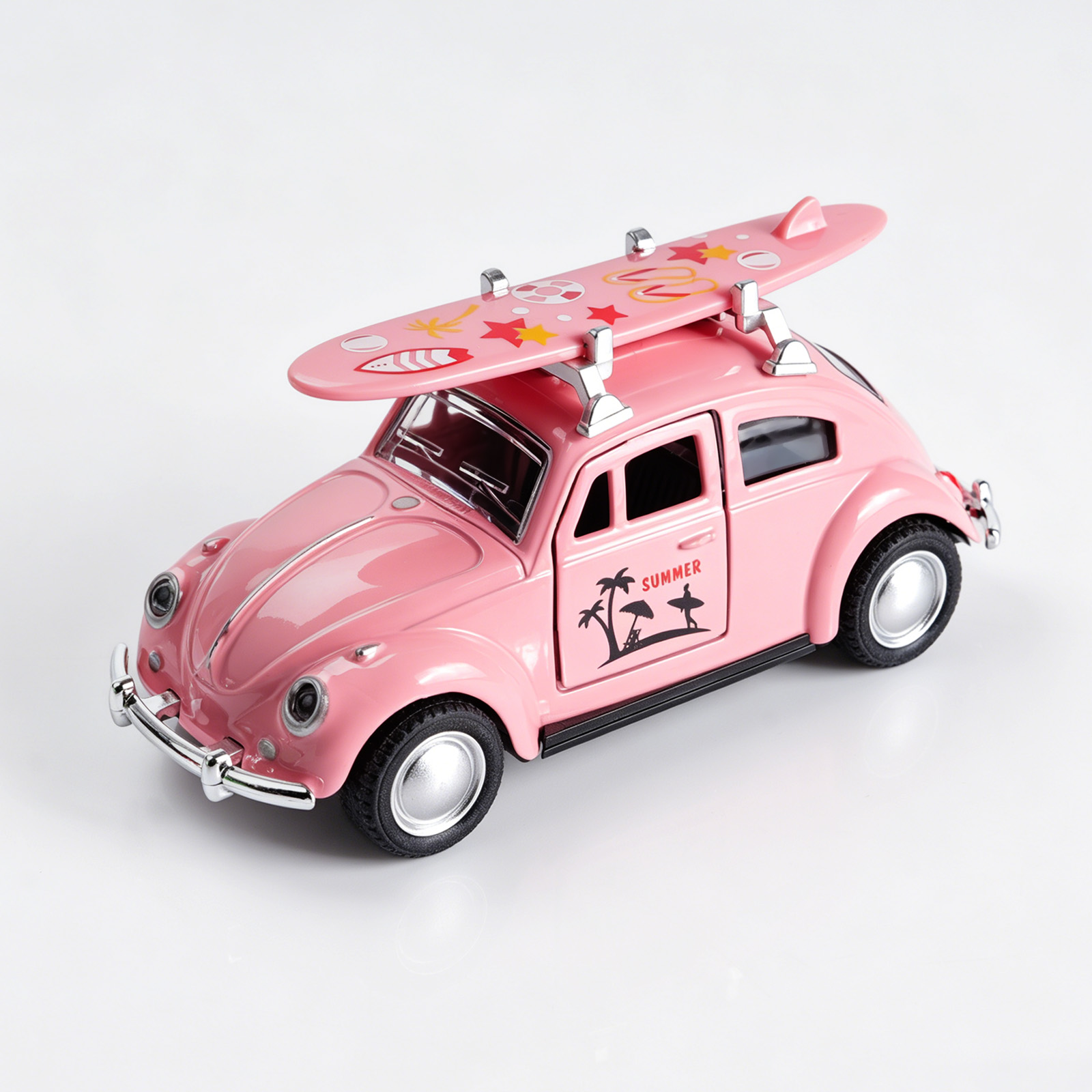 1:36 Różowy Volkswagen Beetle  – Kids Toys Cars recenzja i cena