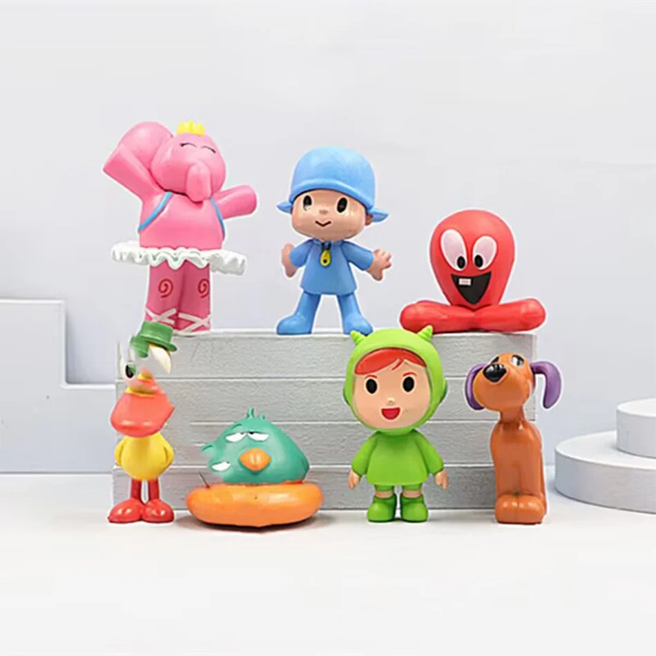 7 szt./zestaw Pocoyo Zwierzęta – Kids Toys Elephant recenzja i cena