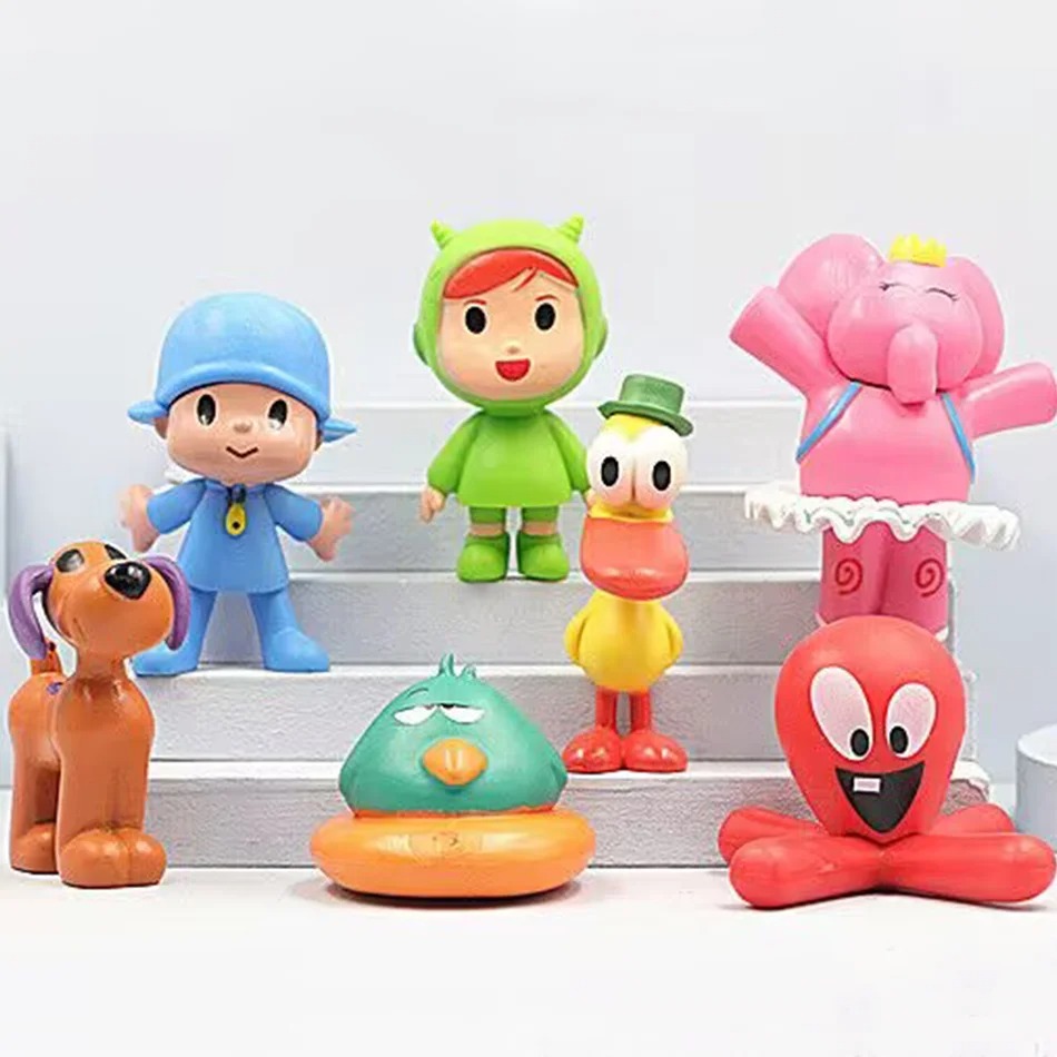 7 szt./zestaw Pocoyo Zwierzęta – Kids Toys Elephant recenzja i cena