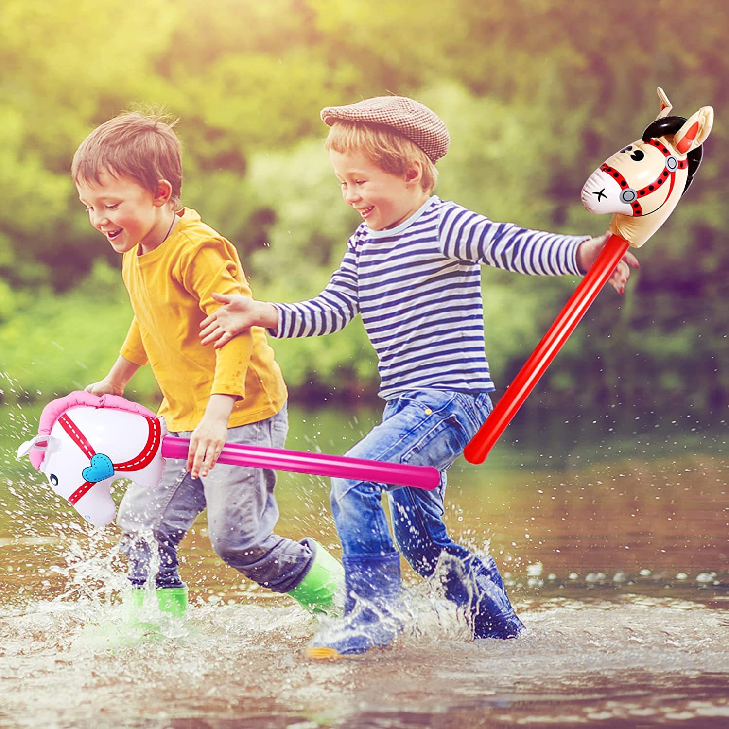 Nadmuchiwany kij jednorożec tę – Kids Toys Horse recenzja i cena
