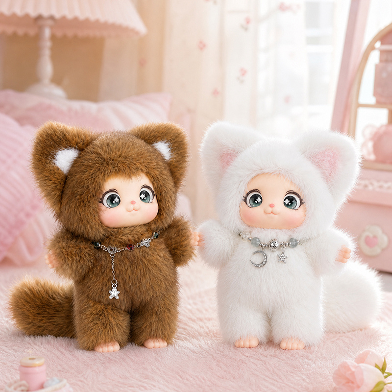 18cm Nowy Uroczy Rodzinny Lis  – Kids Toys Doll recenzja i cena